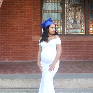 White Pinkblush Maternity Gown